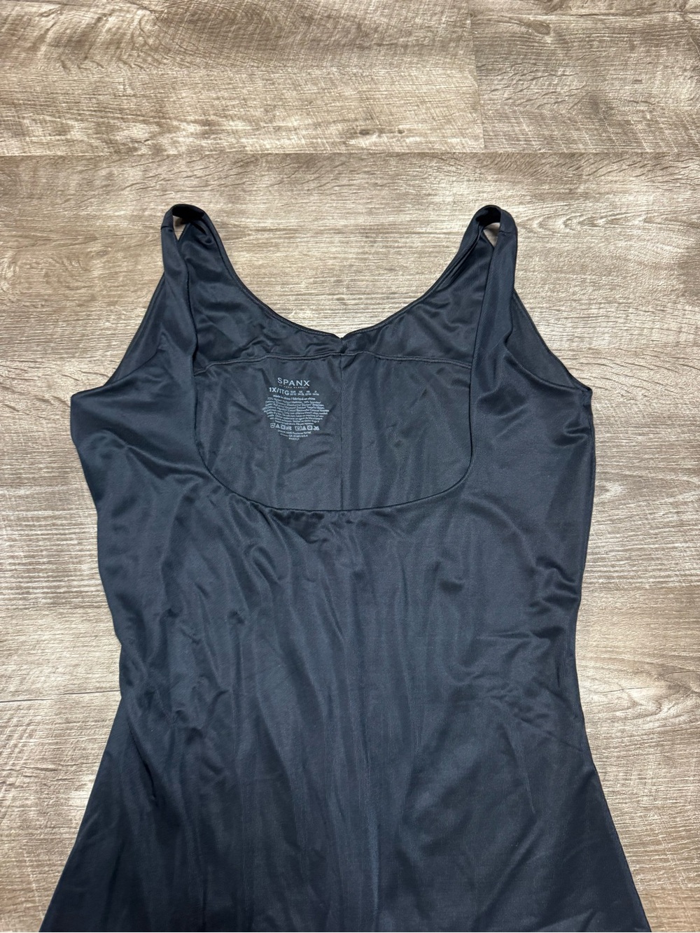 SPANX Black Shapewear Bodysuit Size 1x - Picture 2 of 6